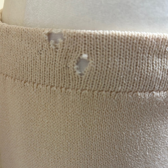 St. John Cream Pencil Midi Skirt for Work - Picture 2 of 6